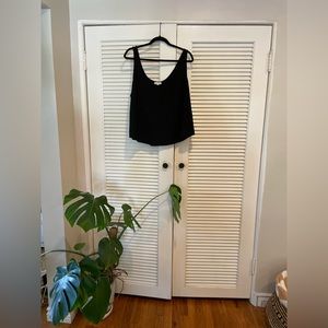 Leith Black Tank Top